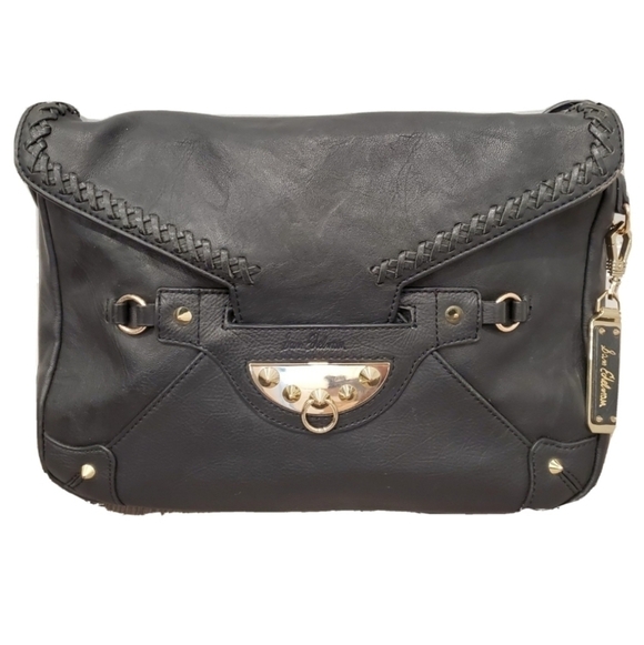 Sam Edelman Marais Blair Clutch Black Leather Bag